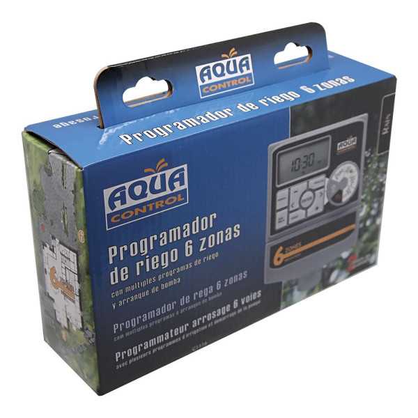 Programador de Riego Electrónico 6 Zonas Access AQUA CONTROL