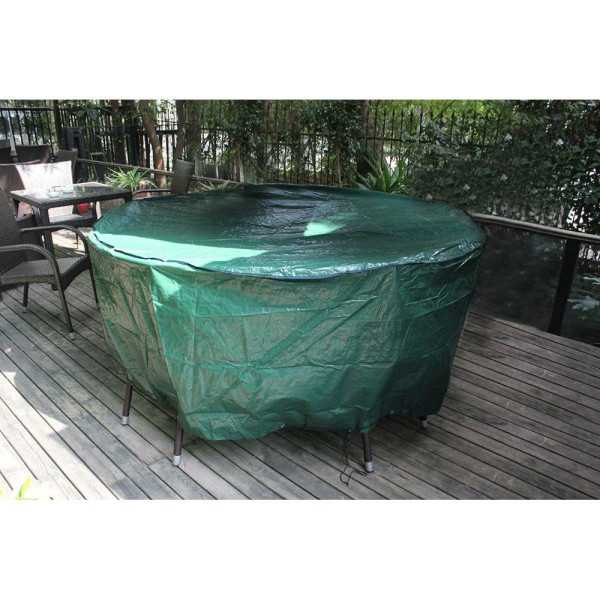 Funda de Protección, Cubre Mesa y Sillas, Ø205 x 90 cm, 100 g/m² ALTADEX