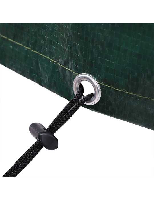 Funda de Protección, Cubre Mesa y Sillas, Ø205 x 90 cm, 100 g/m² ALTADEX