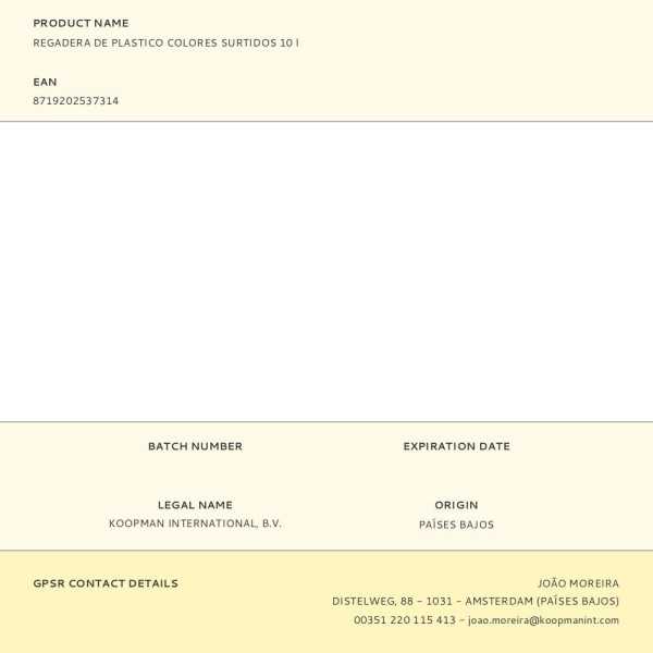 Lote de 3 Unidades Regadera de Polietileno, Colores Surtidos, 10 L