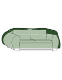 Funda de Protección, Cubre Sofá, 220 x 90 x 70 cm, 240 g/m² ALTADEX
