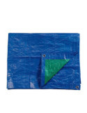 Toldo Polietileno de Doble Cara Color Azul/Verde, Densidad 90 g / m², 6 x 10 m EDM
