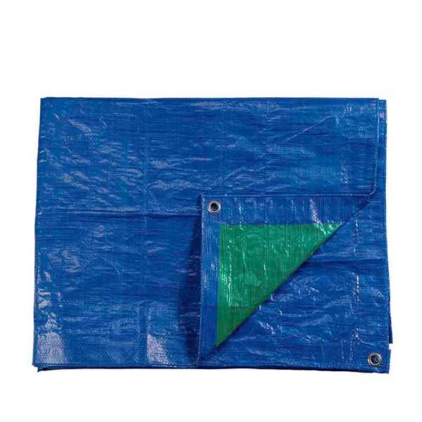 Toldo Polietileno de Doble Cara Color Azul/Verde, Densidad 90 g / m², 8 x 12 m EDM
