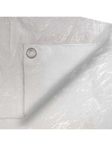 Toldo Polietileno de Doble Cara Color Blanco, Densidad 90 g / m², 5 x 8 m EDM