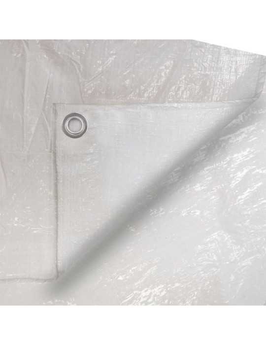 Toldo Polietileno de Doble Cara Color Blanco, Densidad 90 g / m², 5 x 8 m EDM