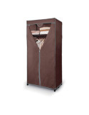 Armario Guarda Ropa de Tela con Estante 160 x 75 x 50 cm JOBGAR