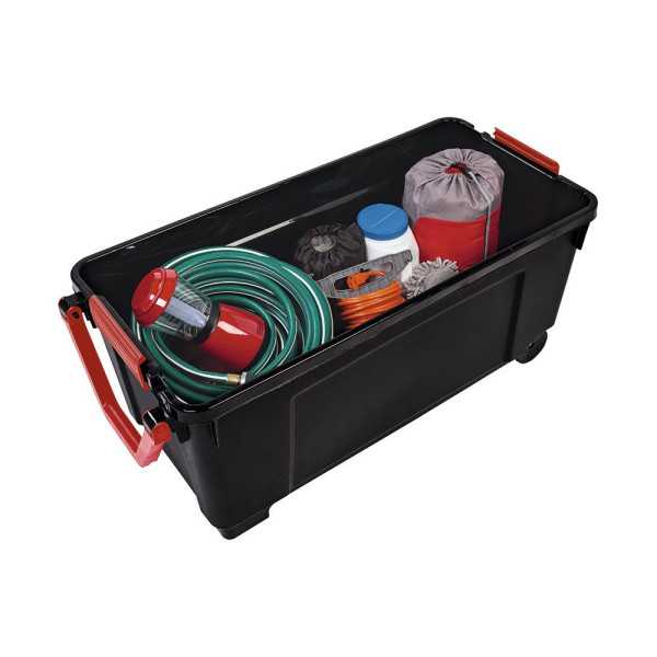 Caja Pongotodo 'Explorer Box' 170 L con Asa y Ruedas. 49 x 103 x 50 cm IRIS