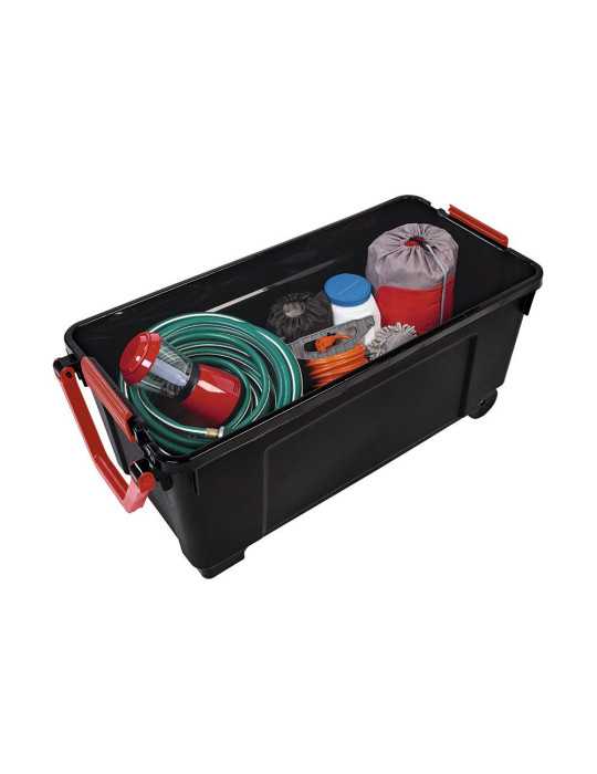 Caja Pongotodo 'Explorer Box' 170 L con Asa y Ruedas. 49 x 103 x 50 cm IRIS