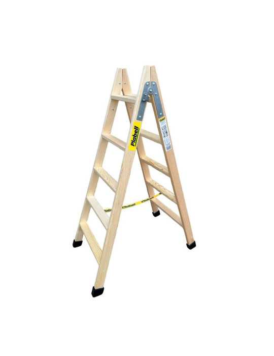 Escalera de Madera 5 Peldaños 139cm PLABELL