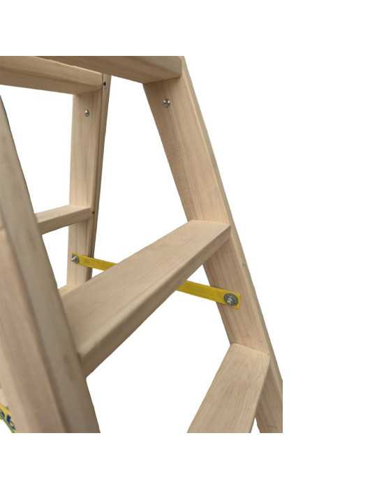 Escalera de Madera 5 Peldaños 139cm PLABELL