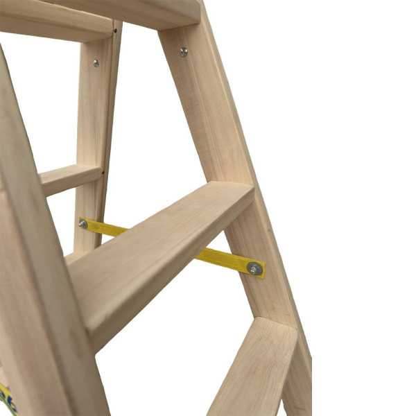 Escalera de Madera 6 Peldaños 164cm PLABELL