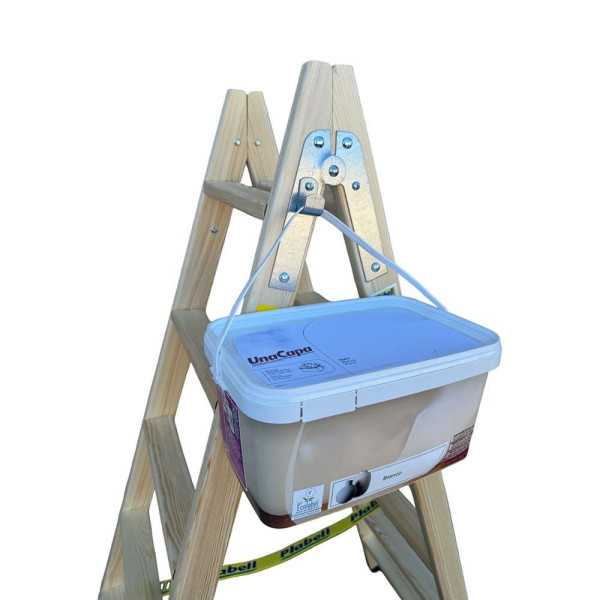 Escalera de Madera 6 Peldaños 164cm PLABELL