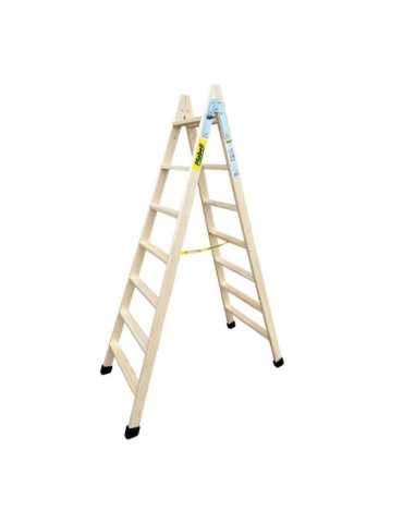 Escalera de Madera Peldaños Anchos 190cm Alto BLD-7 PLABELL
