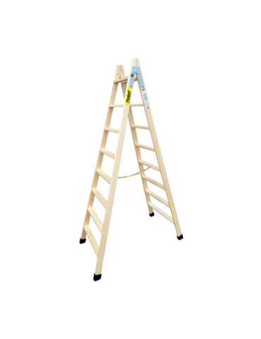 Escalera de Madera Peldaños Anchos 214mc Alto BLD-8 PLABELL