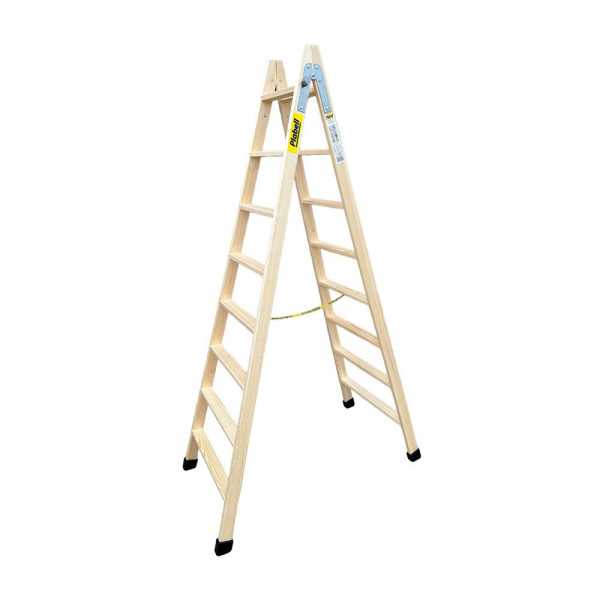 Escalera de Madera Peldaños Anchos 214mc Alto BLD-8 PLABELL