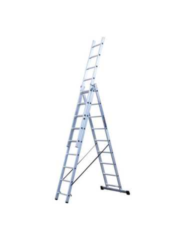 Escalera Transformable de Aluminio 3 x 9 Peldaños EDM