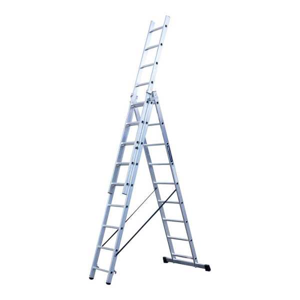 Escalera Transformable de Aluminio 3 x 9 Peldaños EDM