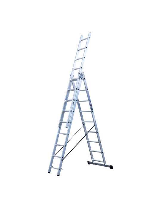 Escalera Transformable de Aluminio 3 x 9 Peldaños EDM