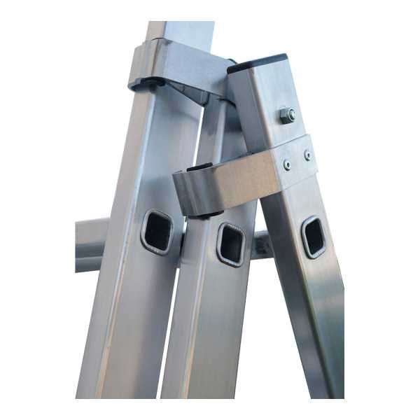 Escalera Transformable de Aluminio 3 x 9 Peldaños EDM