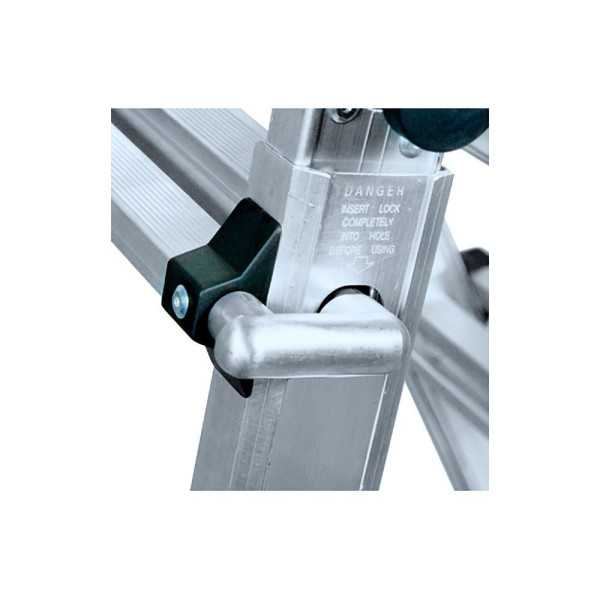 Escalera Multifunción Telescópica de Aluminio 4 + 4 Peldaños EN131 EDM