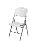 Silla Plegable Blanca 86,5 x 47 x 54 cm EDM