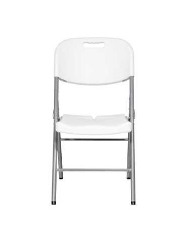 Silla Plegable Blanca 86,5 x 47 x 54 cm EDM 2