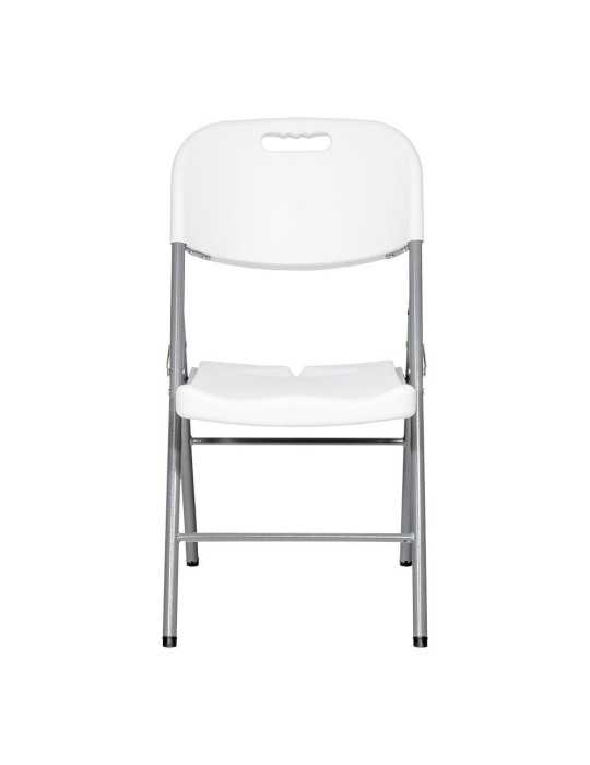 Silla Plegable Blanca 86,5 x 47 x 54 cm EDM
