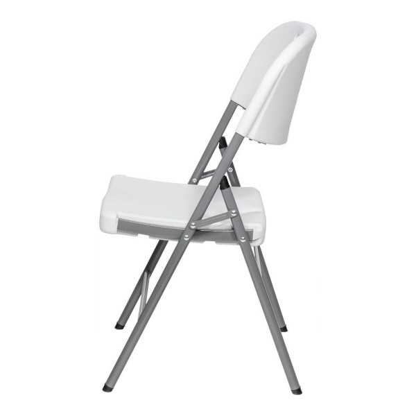 Silla Plegable Blanca 86,5 x 47 x 54 cm EDM