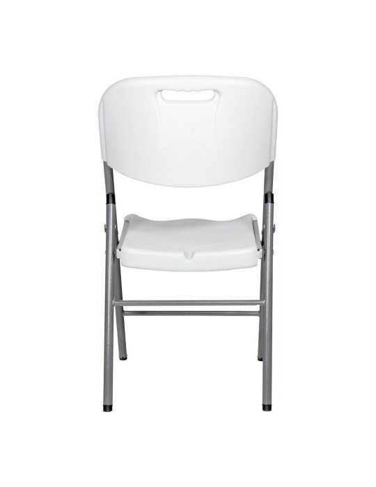 Silla Plegable Blanca 86,5 x 47 x 54 cm EDM