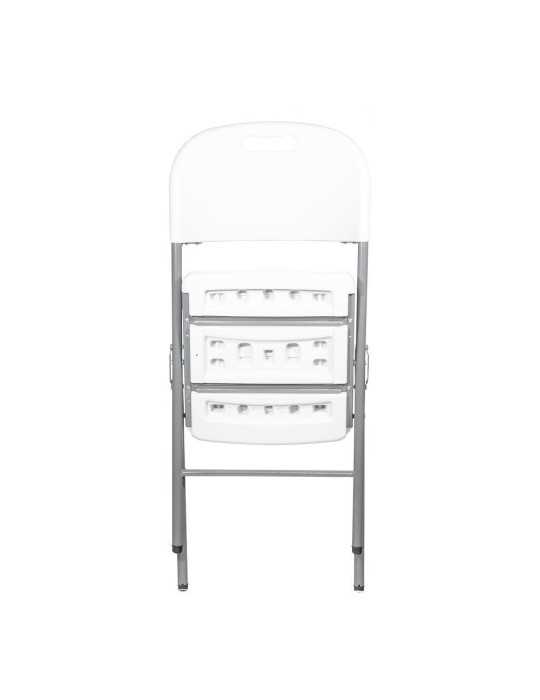 Silla Plegable Blanca 86,5 x 47 x 54 cm EDM