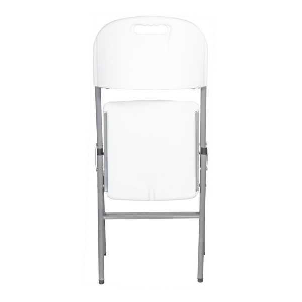 Silla Plegable Blanca 86,5 x 47 x 54 cm EDM