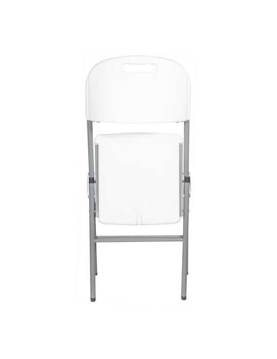 Silla Plegable Blanca 86,5 x 47 x 54 cm EDM