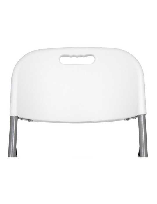 Silla Plegable Blanca 86,5 x 47 x 54 cm EDM