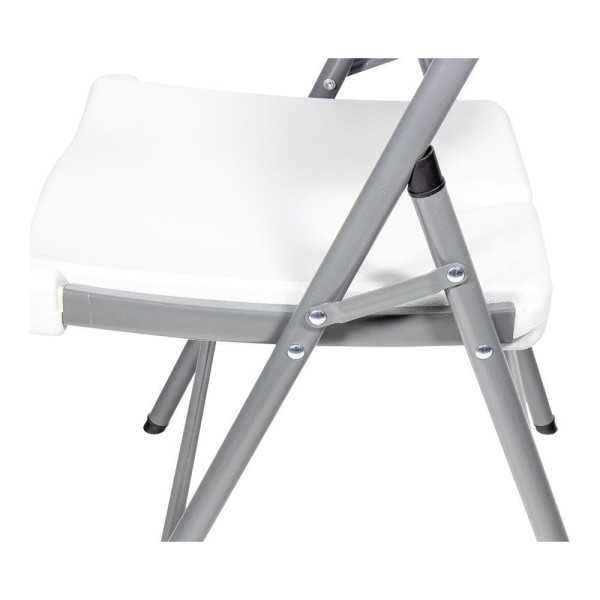 Silla Plegable Blanca 86,5 x 47 x 54 cm EDM