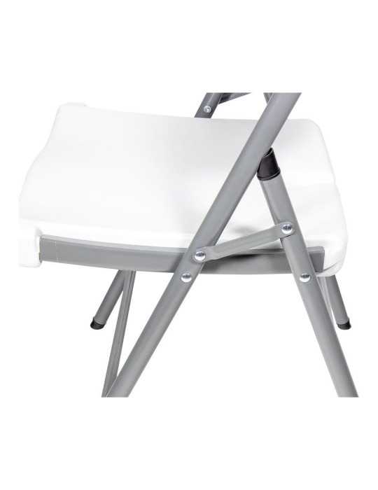Silla Plegable Blanca 86,5 x 47 x 54 cm EDM