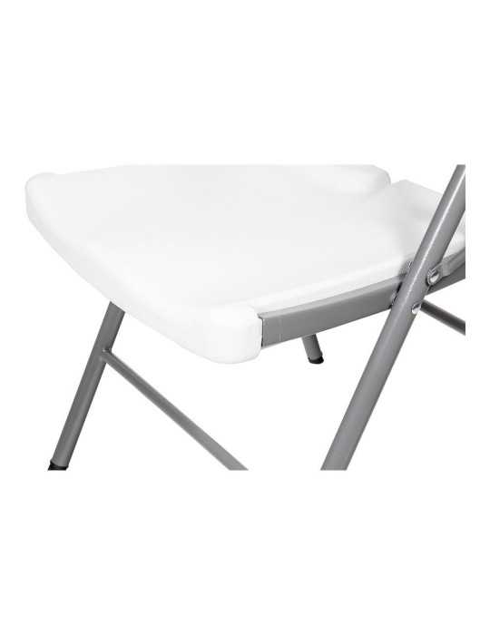 Silla Plegable Blanca 86,5 x 47 x 54 cm EDM