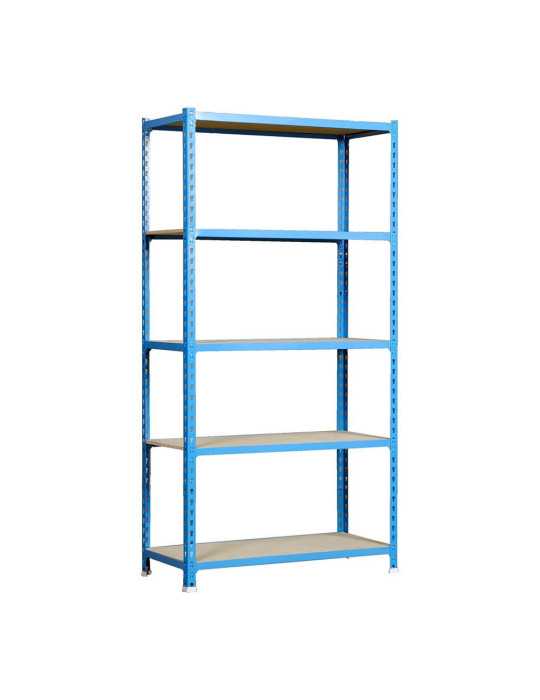 Estanteria Metalica sin Tornillos con Aglomerado Maderclick Plus 5/500 SIMON RACK