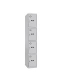 Taquilla Metalica Pro Simonlocker 1/4 300 Desmontada 4 Departamentos 30x50x180cm SIMON RACK