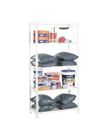 Kit Estantería Metálica Comfort 5/300 Blanco SIMON RACK 2