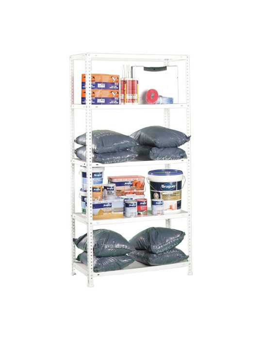 Kit Estantería Metálica Comfort 5/300 Blanco SIMON RACK