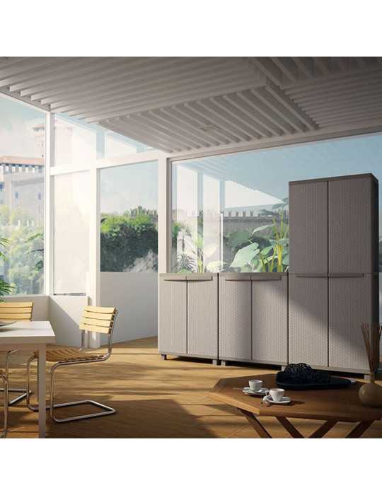 Armario Jrattan 369, 3 Baldas, 68 x 37,5 x 170 cm TERRY