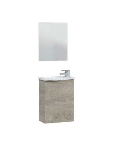 Mueble 40 1 Puerta+ Espejo + Lavabo Compact FORÉS/ARKIT