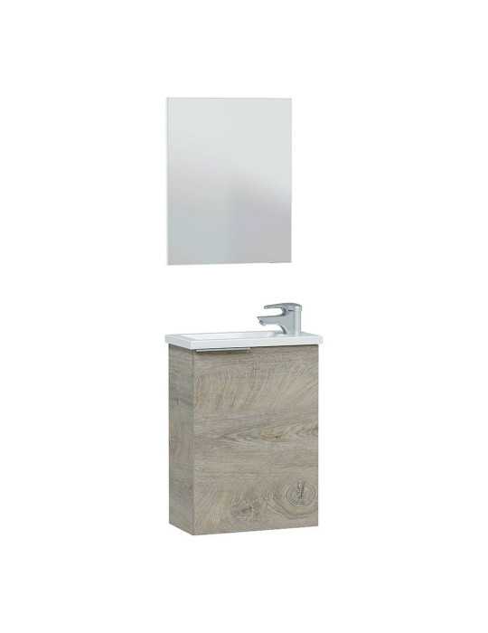 Mueble 40 1 Puerta+ Espejo + Lavabo Compact FORÉS/ARKIT