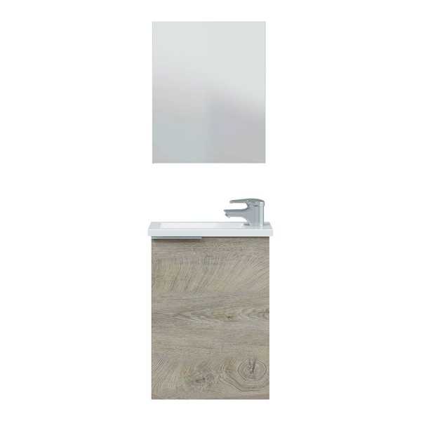 Mueble 40 1 Puerta+ Espejo + Lavabo Compact FORÉS/ARKIT
