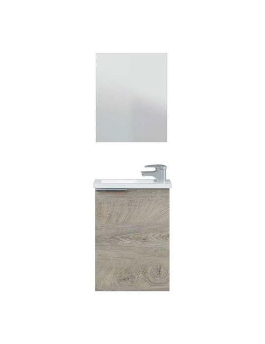 Mueble 40 1 Puerta+ Espejo + Lavabo Compact FORÉS/ARKIT