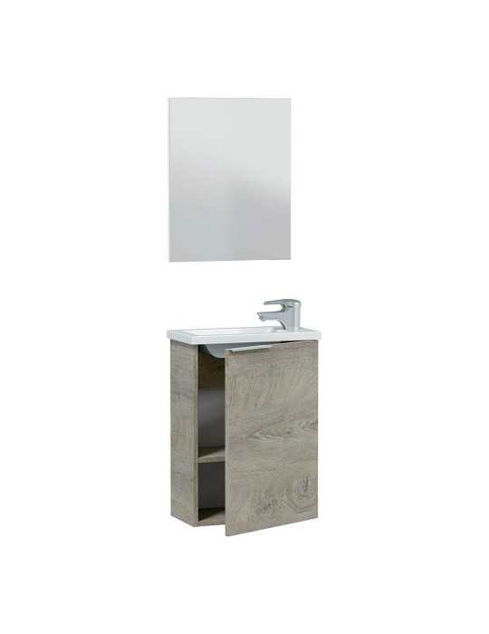 Mueble 40 1 Puerta+ Espejo + Lavabo Compact FORÉS/ARKIT