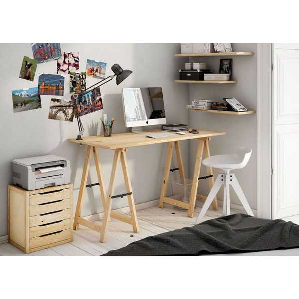 Tablero Madera Maciza de Pino, 120 x 60 x 1,8 cm ASTIGARRAGA