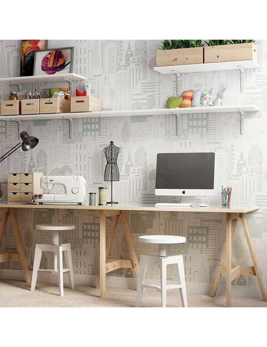 Tablero Madera Maciza de Pino, 120 x 60 x 1,8 cm ASTIGARRAGA