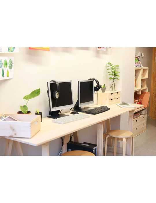 Tablero Madera Maciza de Pino, 120 x 60 x 1,8 cm ASTIGARRAGA