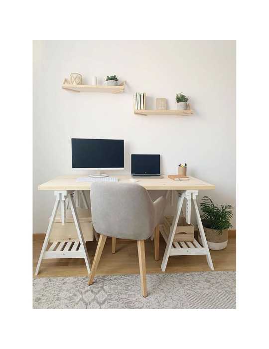 Tablero Madera Maciza de Pino, 140 x 70 x 3 cm ASTIGARRAGA